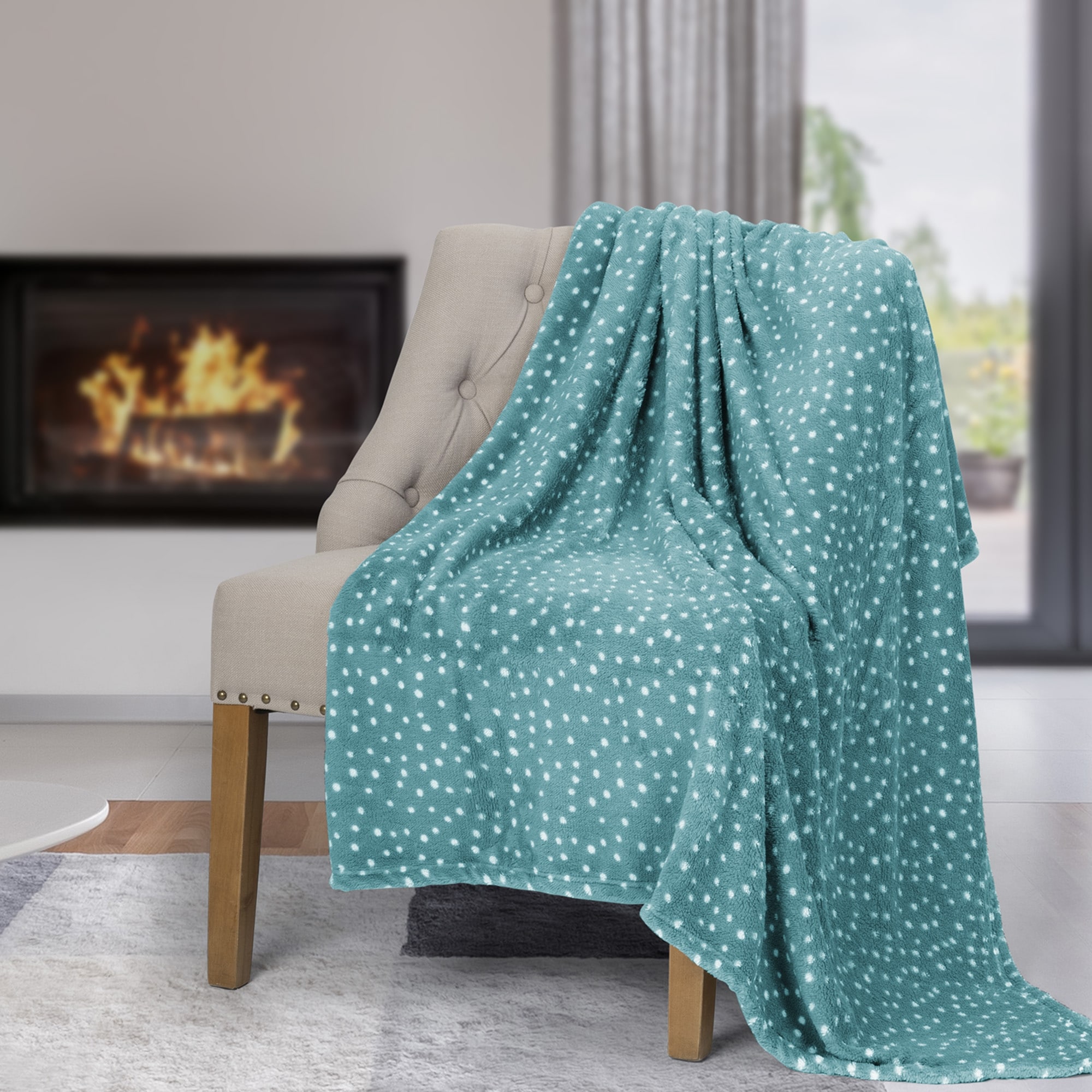 Aqua hotsell bed throw