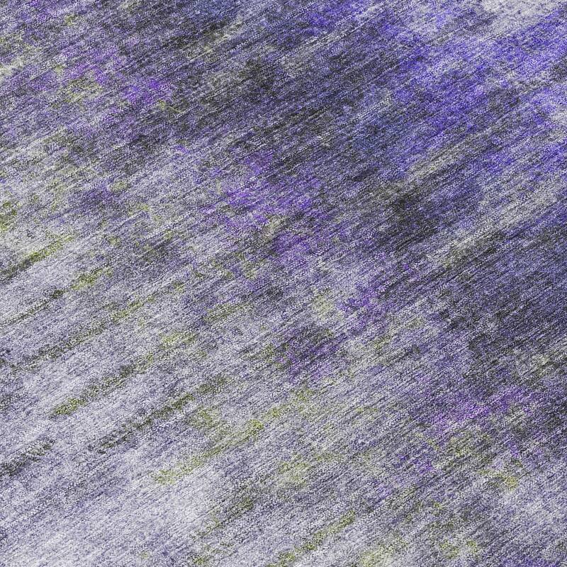 Machine Washable Indoor/ Outdoor Contemporary Ombre Chantille Rug