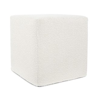 Allan Andrews No Tip Short Block Ottoman with Cover, Barbet Collection