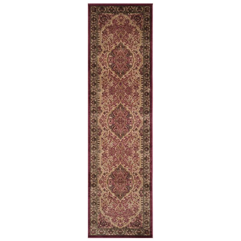SAFAVIEH Paradise Hledis Modern Viscose Rug - 2'2" x 8' Runner - Rose