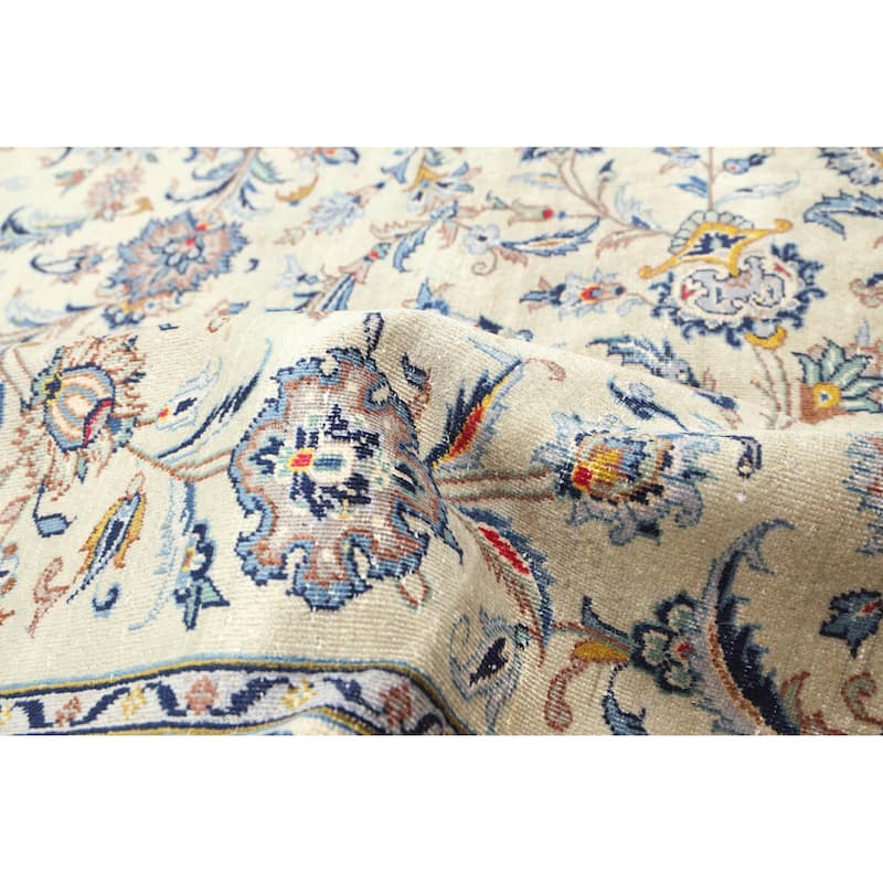 ECARPETGALLERY Hand-knotted Antalya Vintage Sage Wool Rug - 9'11 x 13'1