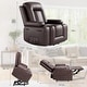 preview thumbnail 5 of 38, Power lift recliner chair with massage, cup holders, and side pocket.