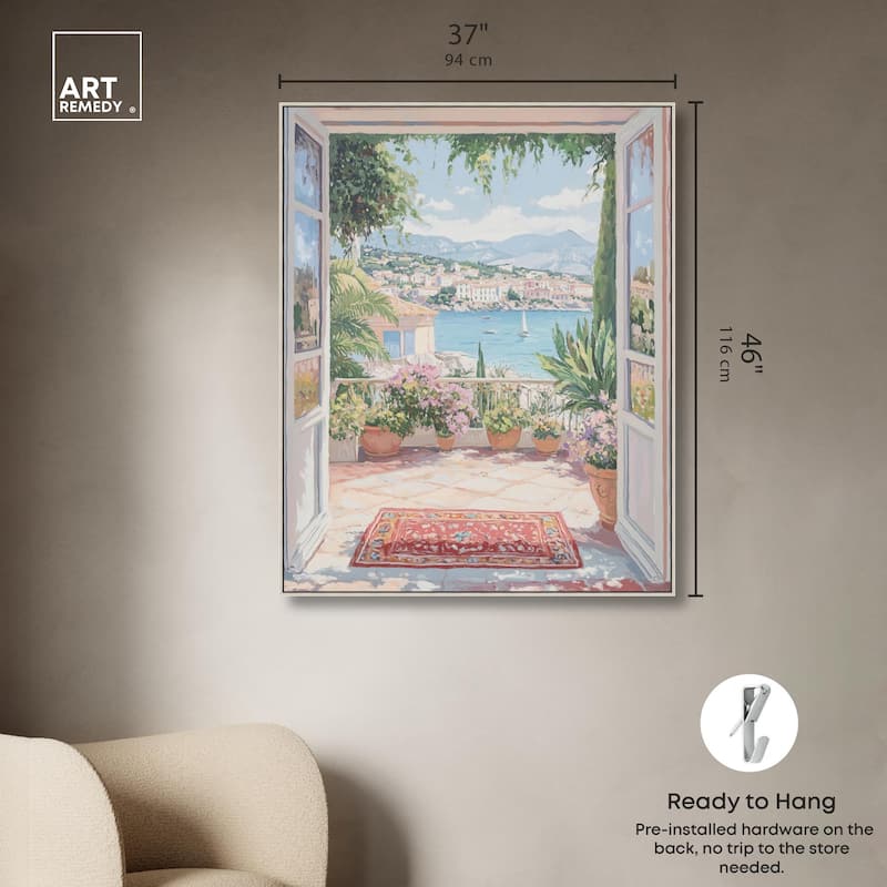 Room with a View Canvas by Art Remedy