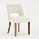 preview thumbnail 139 of 144, Wooden Dining Chairs Set of 2/4/6,Modern Fabric Upholstered Dining Room Chair Kitchen Chairs