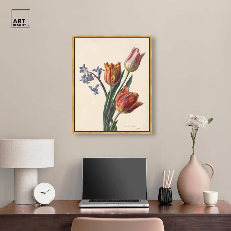Tulips 1892 Canvas by Art Remedy