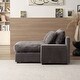 preview thumbnail 9 of 19, Oaks Aura 1-seat Corduroy Upholstery Sleeper Sofa, Modern Luxury Muticolors Choice Daybed