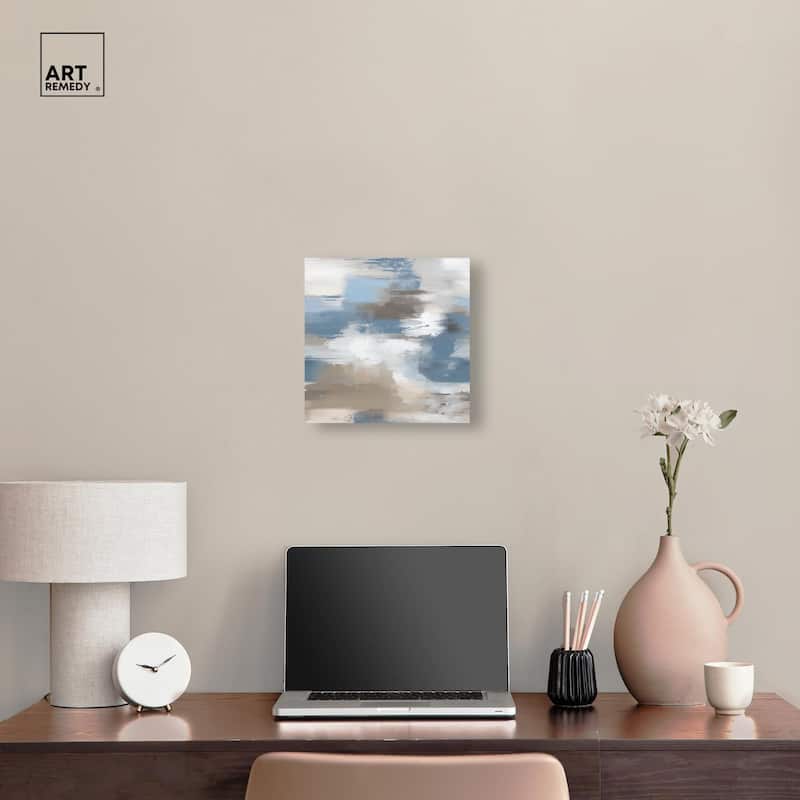 Sand and Snow Canvas by Art Remedy, Gallery Wrapped