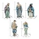 preview thumbnail 13 of 24, Glitzhome 12 Piece Resin Nativity Figurine Set