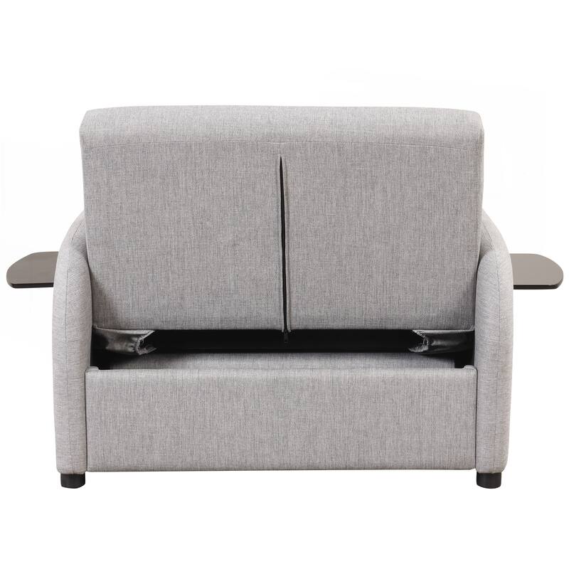 Pull Out Sofa Sleeper 3 in 1 with 2 Wing Table