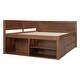 preview thumbnail 29 of 31, Full Size Daybed with Drawers and Shelves Storage Bed Frame