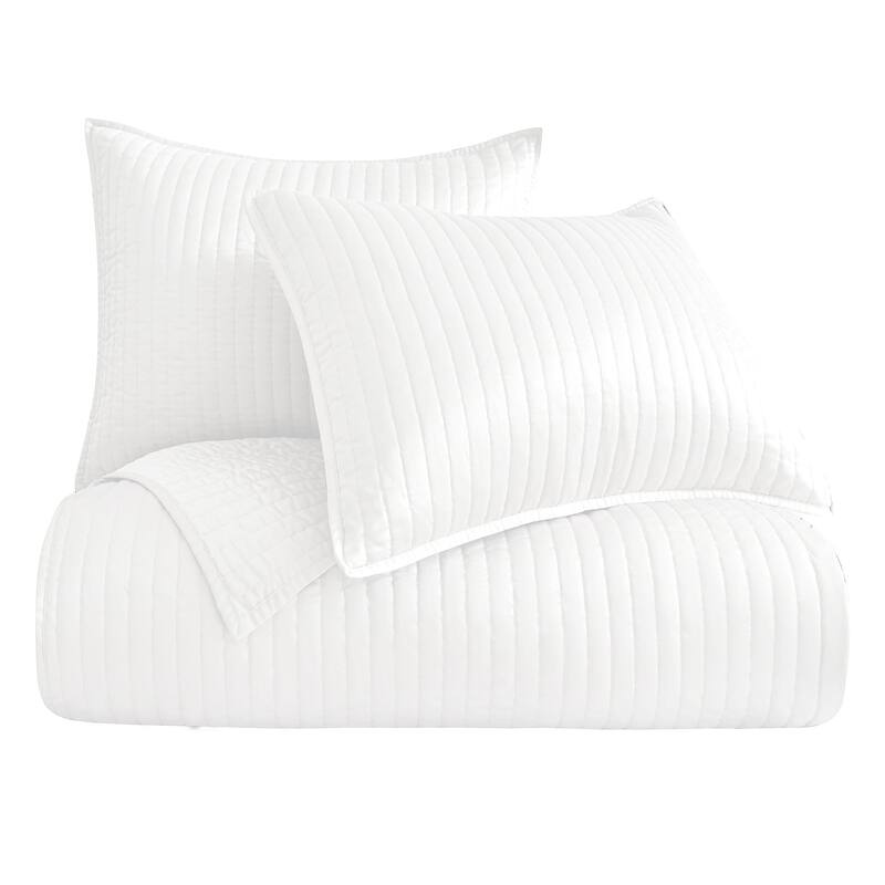 Indigo Hill by HiEnd Accents Satin Channel Quilt Set, 3PC