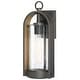 preview thumbnail 1 of 1, The Great Outdoors Kamstra Single Light 16-1/2" Tall Outdoor Wall Oil Rubbed Bronze / Gold