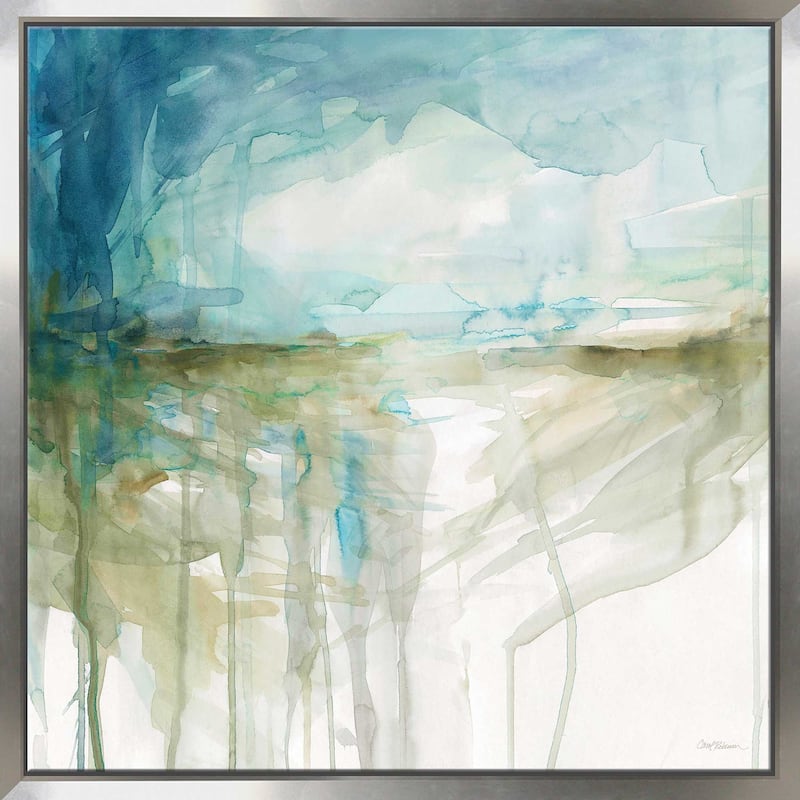 "Spring Glacier" by Carol Robinson Print on Floating Canvas