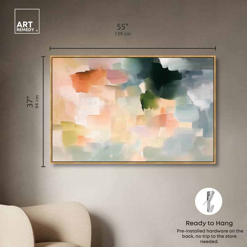 Dreamlike Hues II Canvas by Art Remedy