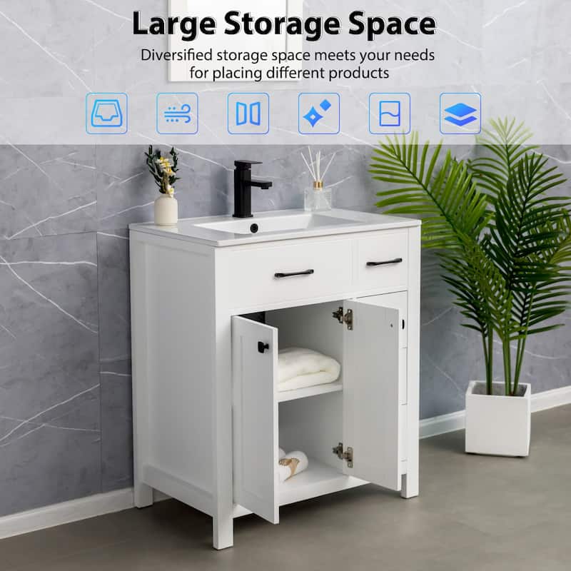 Sink Bathroom Vanity with Counter top Set