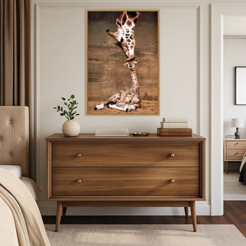 A Mothers Love Framed Canvas Wall Art Print