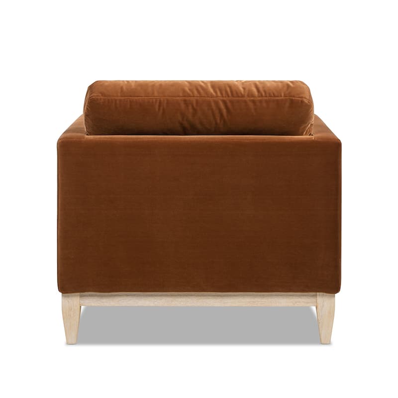 Knox 65" Modern Farmhouse Performance Velvet Chaise Lounge Chair