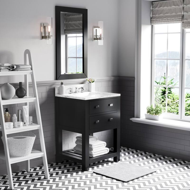 Water Creation Madalyn 24-inch Espresso Single Sink Bathroom Vanity