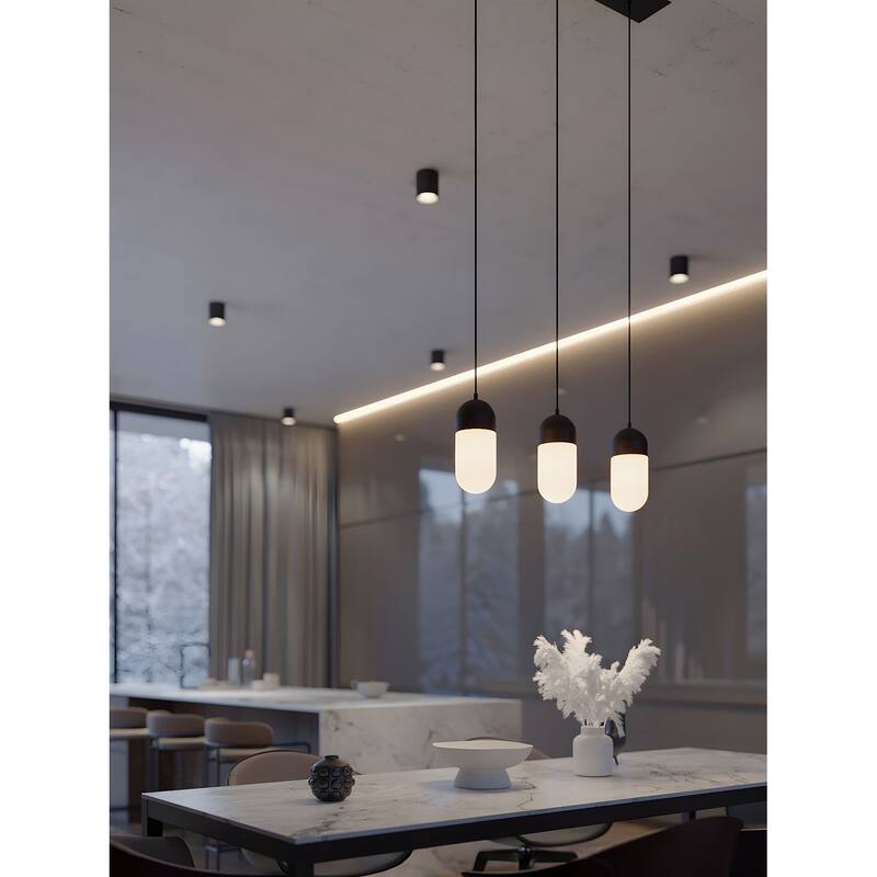 AFX IRVP05LAJUDLNR3 Irvine 36" Wide LED Multi Light Pendant