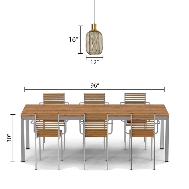 River of Goods Gold Metal Mesh Cylinder 12-Inch Pendant Light with Adjustable Hanging Cord - 12'' x 12'' x 80''
