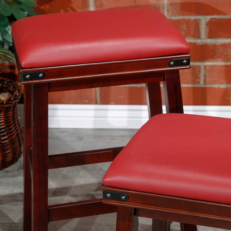 DTY Indoor Living Cortez Bonded Leather Counter or Bar Stool