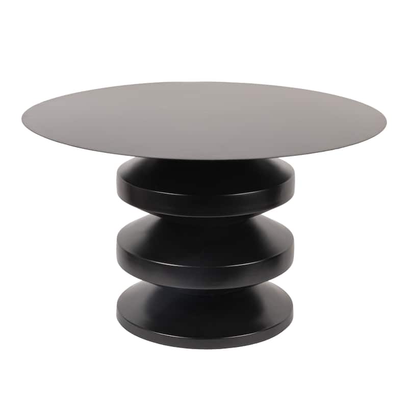 Greenpoint Metal Accordion Coffee Table - Black