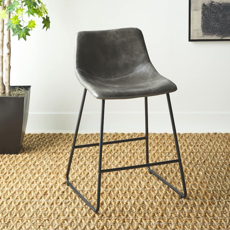 SAFAVIEH Acela 24-inch Counter Stool - 19"W x 20"D x 34"H