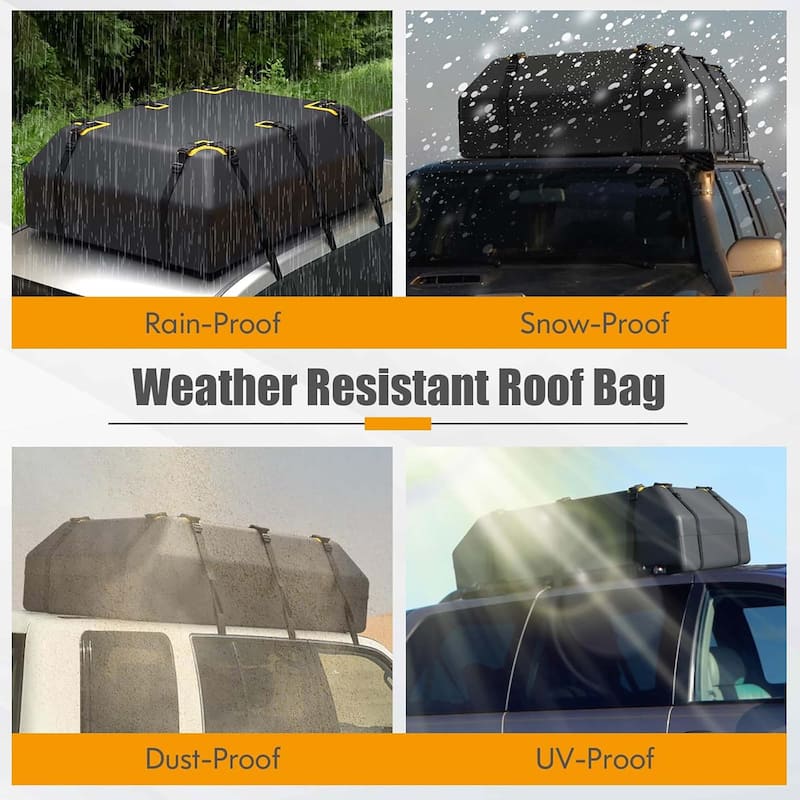 Rooftop Cargo Carrier Bag 21 Cubic Feet Waterproof Car Roof Bag