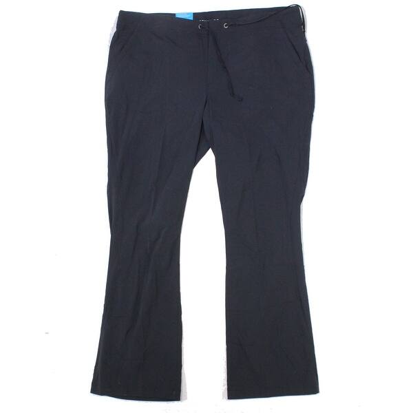 Columbia Women S Pants Black w Plus Omni Shield Drawstring Stretch Overstock