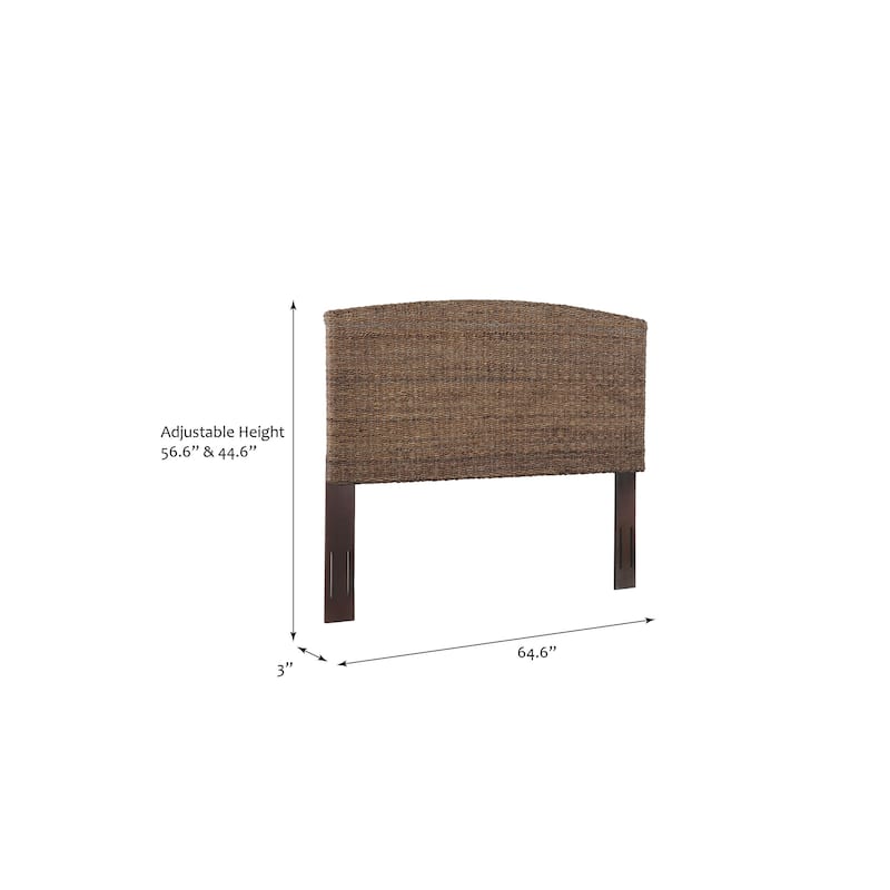 Nusa Woven Banana Leaf Headboard
