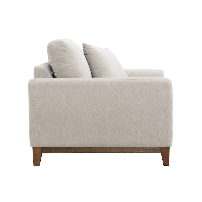 Furniture of America Lurek Mid Century Modern OEKO TEX Chenille Arm Chair