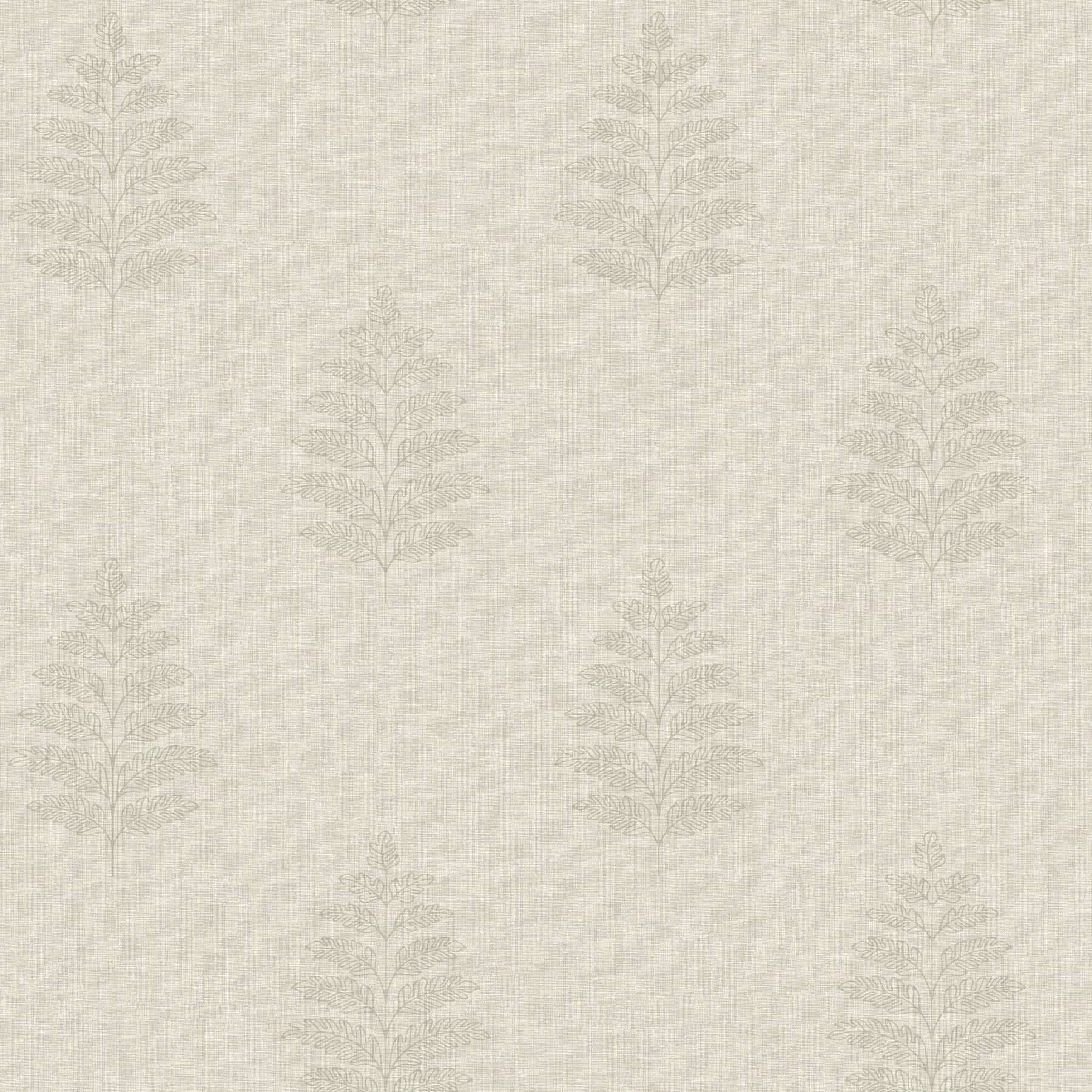 Chesapeake Frond Beige Leaf Wallpaper