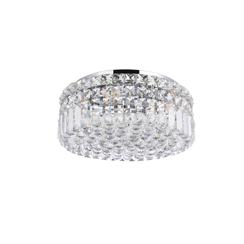 Graham 4-light 14-inch Flush-Mount Chandelier - 14 Inch