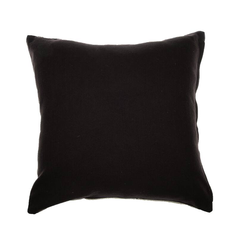 Sevita Contemporary Geometric Hand-Woven Indoor Throw Pillow