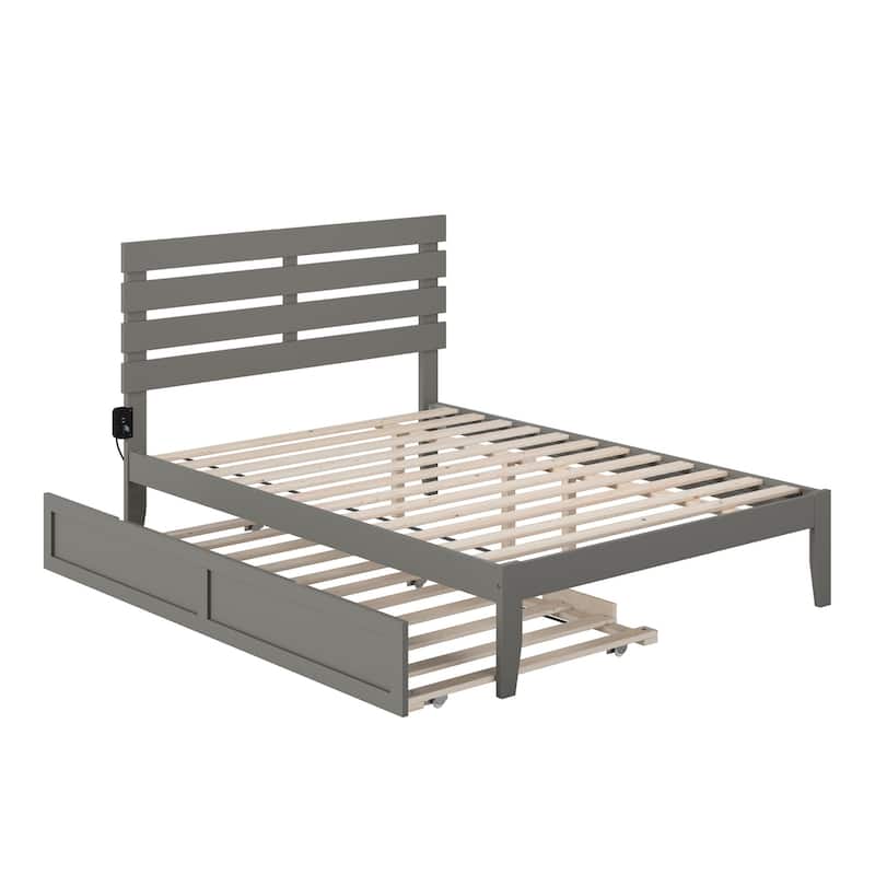 Oxford Bed with USB Turbo Charger and Twin Trundle
