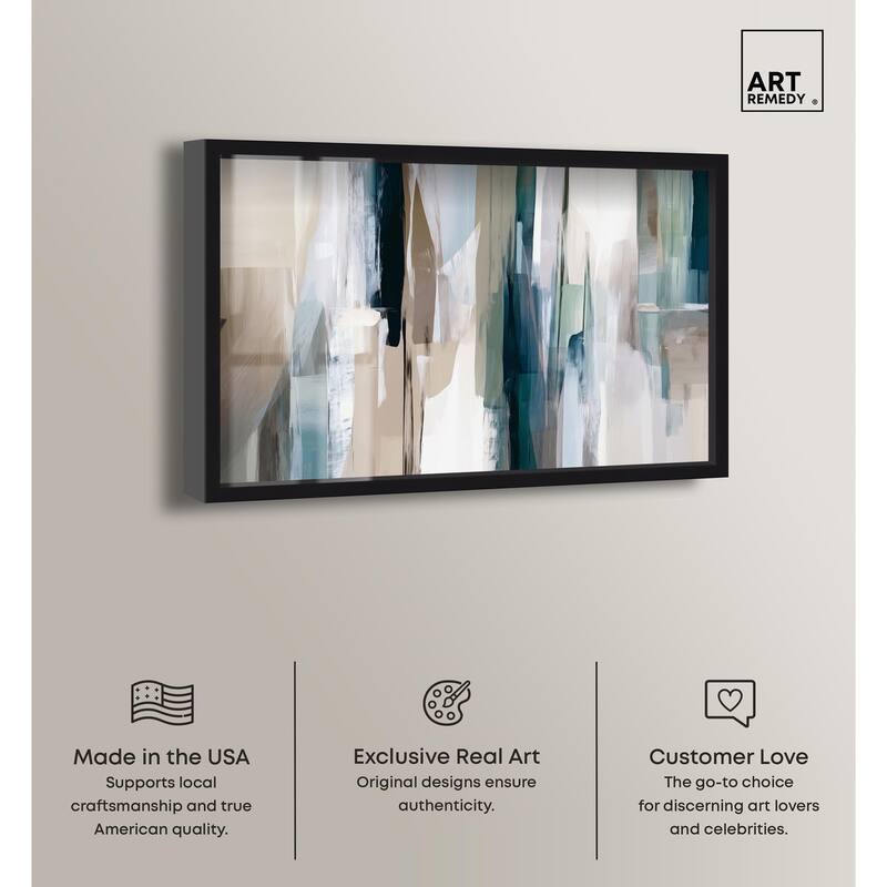 Color Columns Shadowbox by Art Remedy