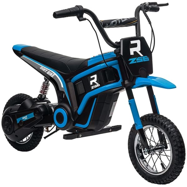 slide 2 of 8, Electric Bike with 24V Motor, Twist Throttle, Rear Suspension, Music for Teens