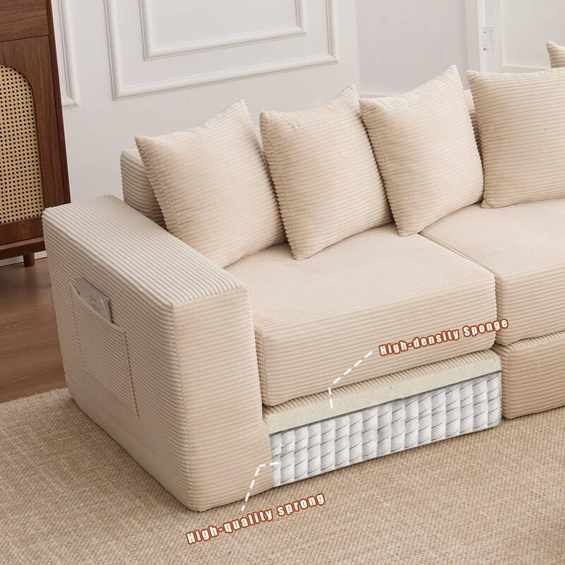 10-in-1 Convertible Sofa Sectional