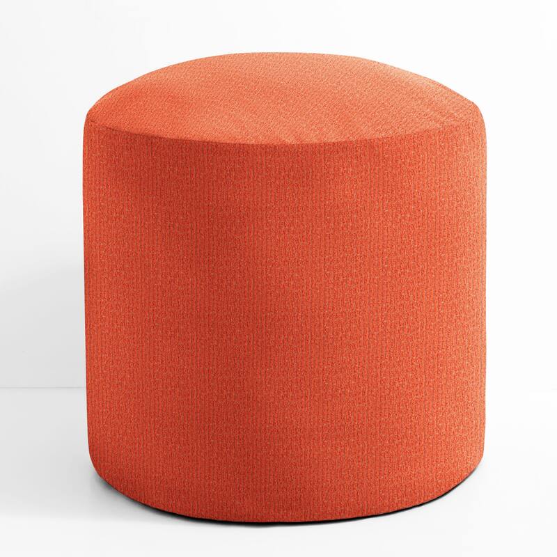 Sorra Home Sunbrella Outdoor Bean Pouf Circle