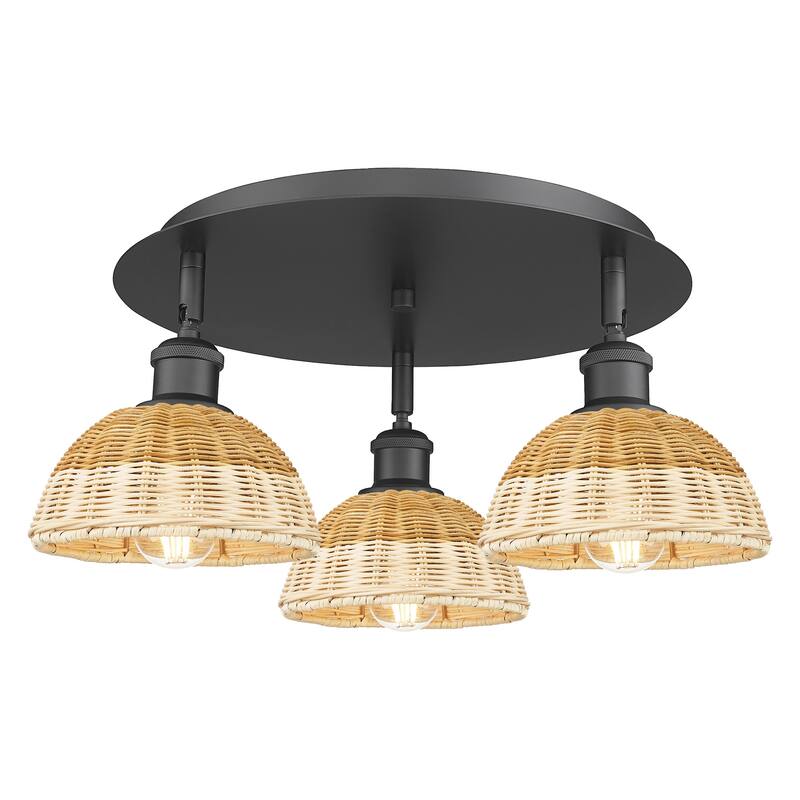 Innovations Lighting 516-3C-9-20 Bristol Natural II Semi-Flush Bristol