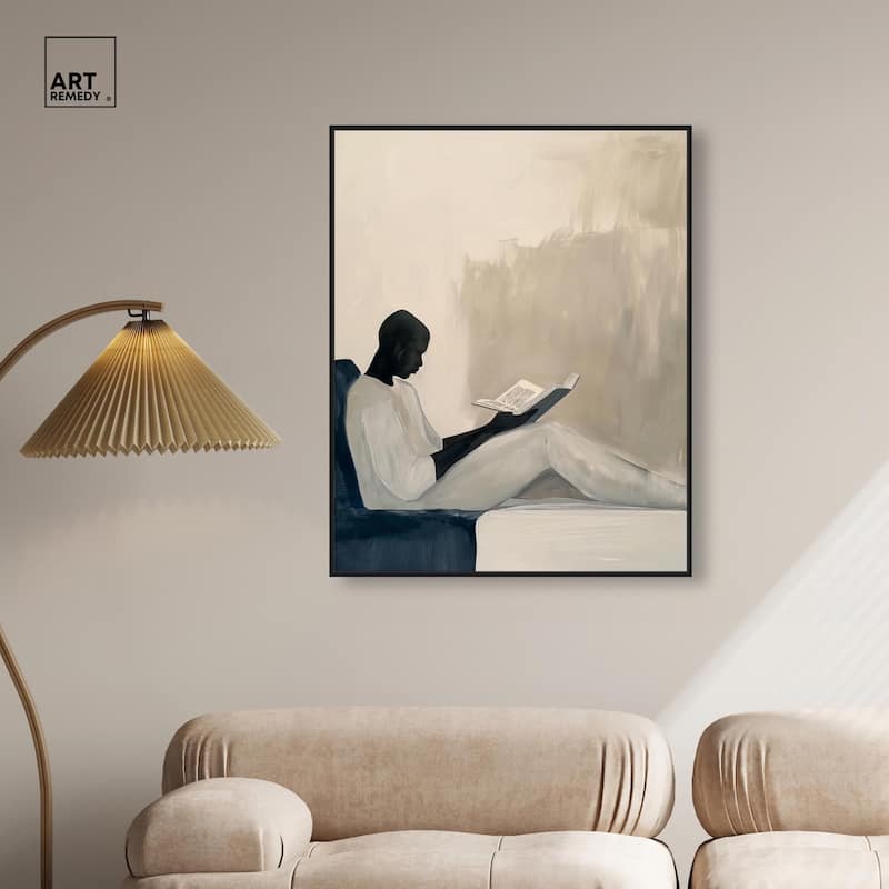 Void Reader I Canvas by Art Remedy