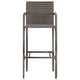 preview thumbnail 6 of 46, vidaXL 5 Piece Patio Bar Set Gray Solid Wood Acacia and Poly Rattan - 23.6" x 23.6" x 41.3"