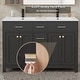 preview thumbnail 114 of 143, Modern Bathroom Vanity with Sink & Faucet Storage Cabinet Set