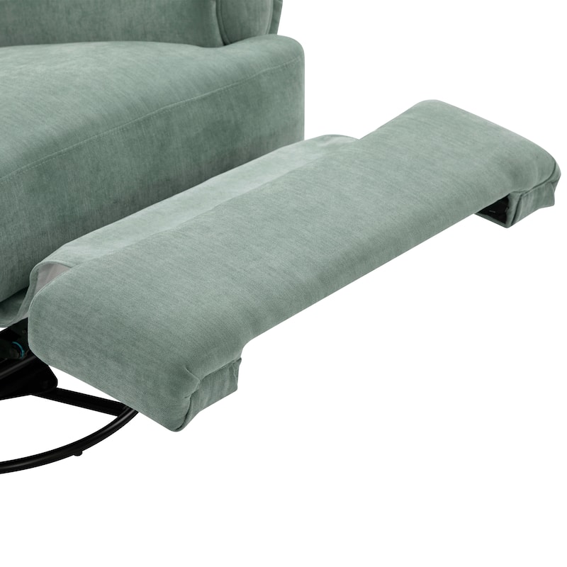 Christopher Knight Home - Thorne Chenille Swivel Recliner Rocker Chair with Adjustable Backrest