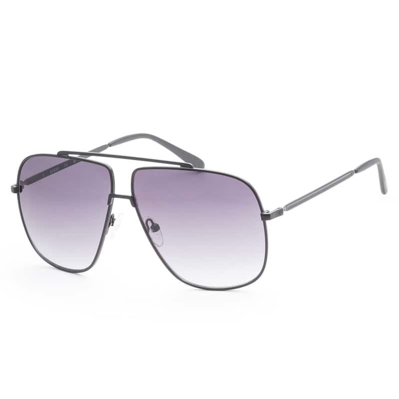 Guess Men's 61 mm Matte Black Sunglasses