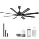 preview thumbnail 70 of 77, Sofucor Modern Smart Ceiling Fan – 52"/66"/72"/ 84", App & Voice and Remote Control