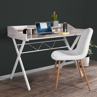 Computer Desk With 3 Open Cubbies - Bed Bath & Beyond - 38459596