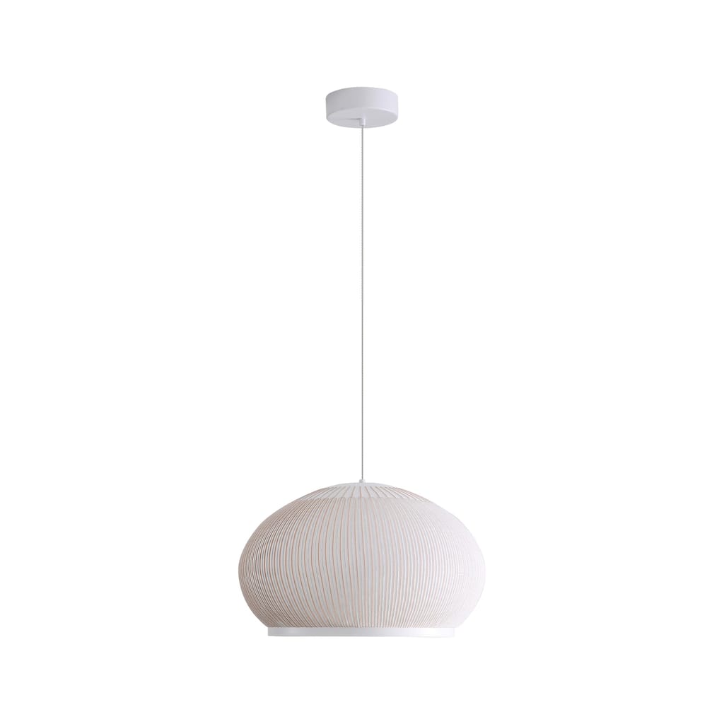 Tela 11" LED Pendant in Sand Yellow - Beige
