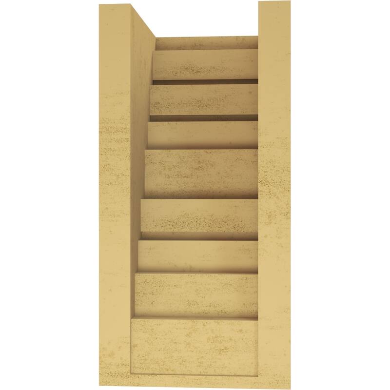 Series 2 Wide Landon Rough Cedar Woodgrain TimberThane Corbel, Primed Tan