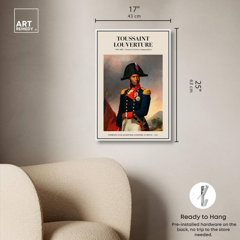 Toussant Louverture Canvas by Art Remedy